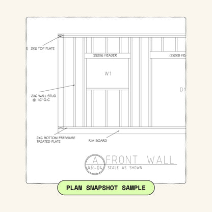 Multi-Purpose 12x16 Backyard Studio Build Plans