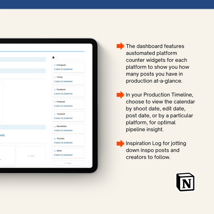 Ultimate Social Media + Content Planner (Notion Template)