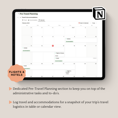 Ultimate Travel + Content Planner (Notion Template)