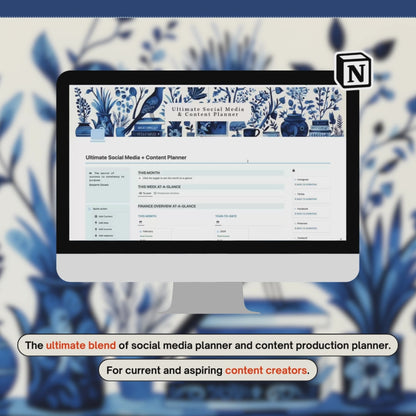Ultimate Social Media + Content Planner (Notion Template)